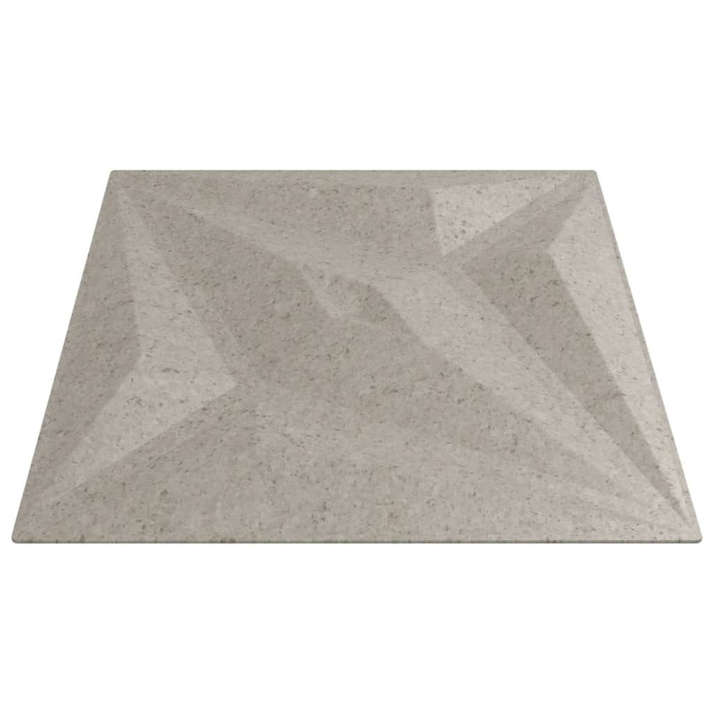 vidaXL Panouri de perete 24 buc. Beton 50x50 cm XPS 6 m² stea