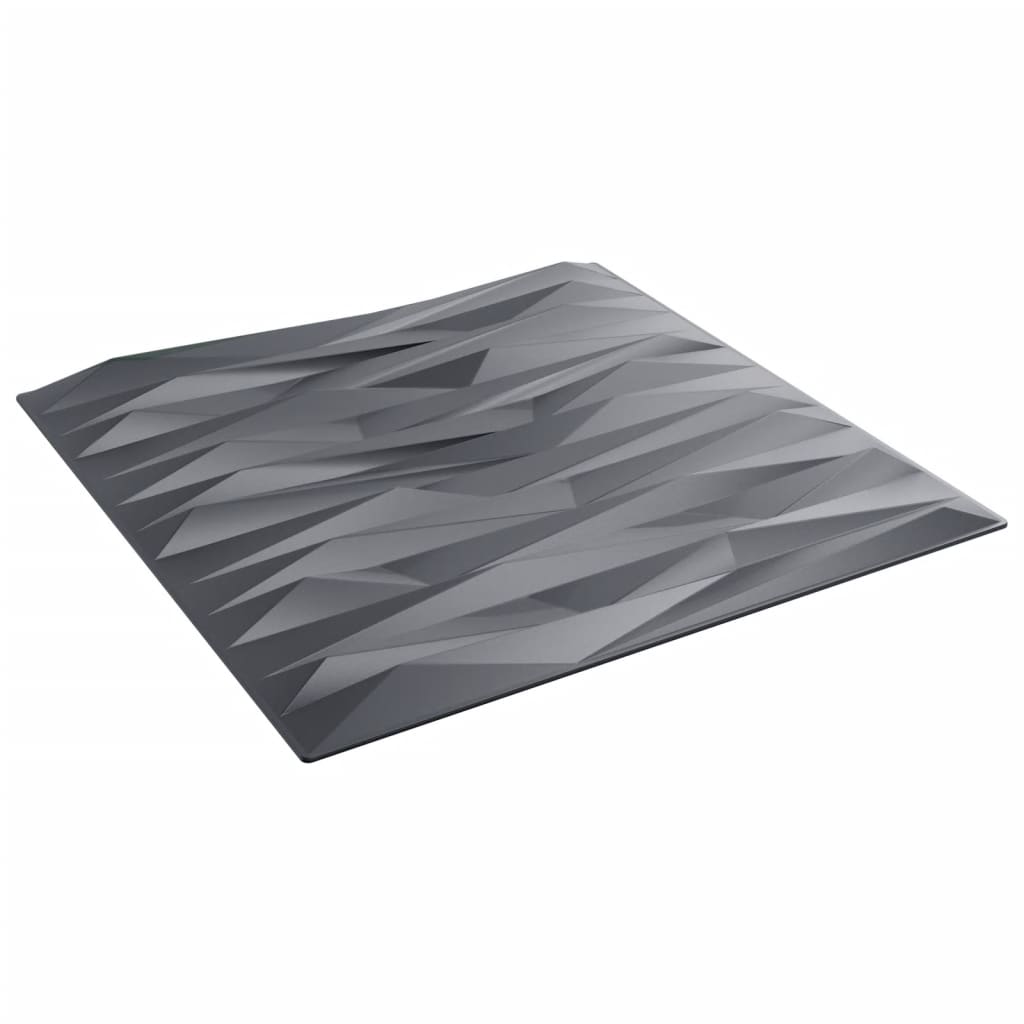 vidaXL Panouri de perete 24 buc. gri 50x50 cm XPS 6 m² piatră vidaXL Panouri de perete 24 buc. gri 50x50 cm XPS 6 m² piatră
