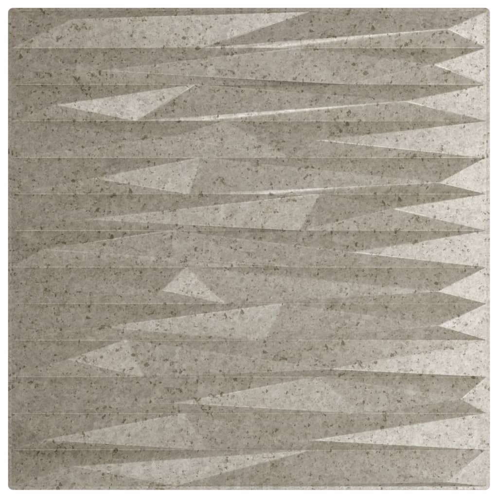 vidaXL Panouri de perete 48 buc. Beton 50x50 cm XPS 12 m² piatră