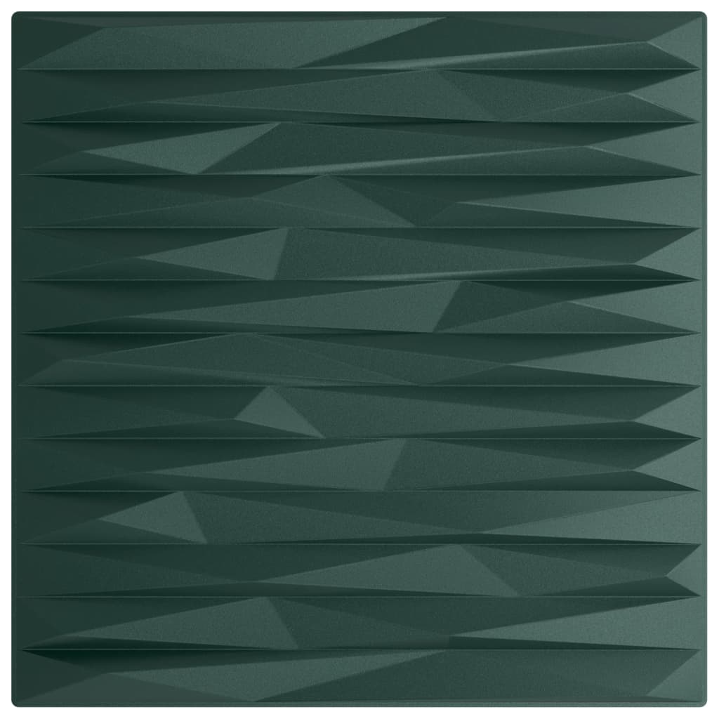 vidaXL Panouri de perete 24 buc. verde 50x50 cm XPS 6 m² piatră vidaXL Panouri de perete 24 buc. verde 50x50 cm XPS 6 m² piatră