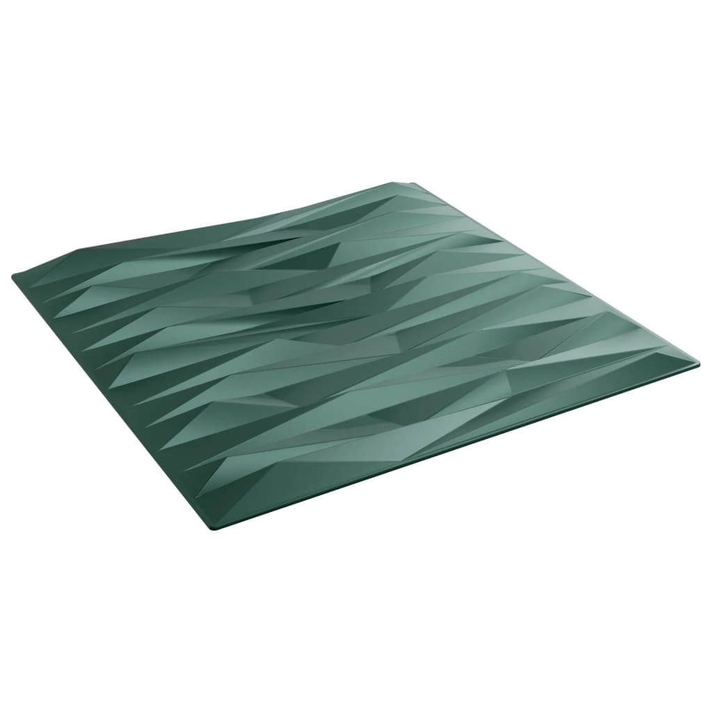 vidaXL Panouri de perete 24 buc. verde 50x50 cm XPS 6 m² piatră vidaXL Panouri de perete 24 buc. verde 50x50 cm XPS 6 m² piatră