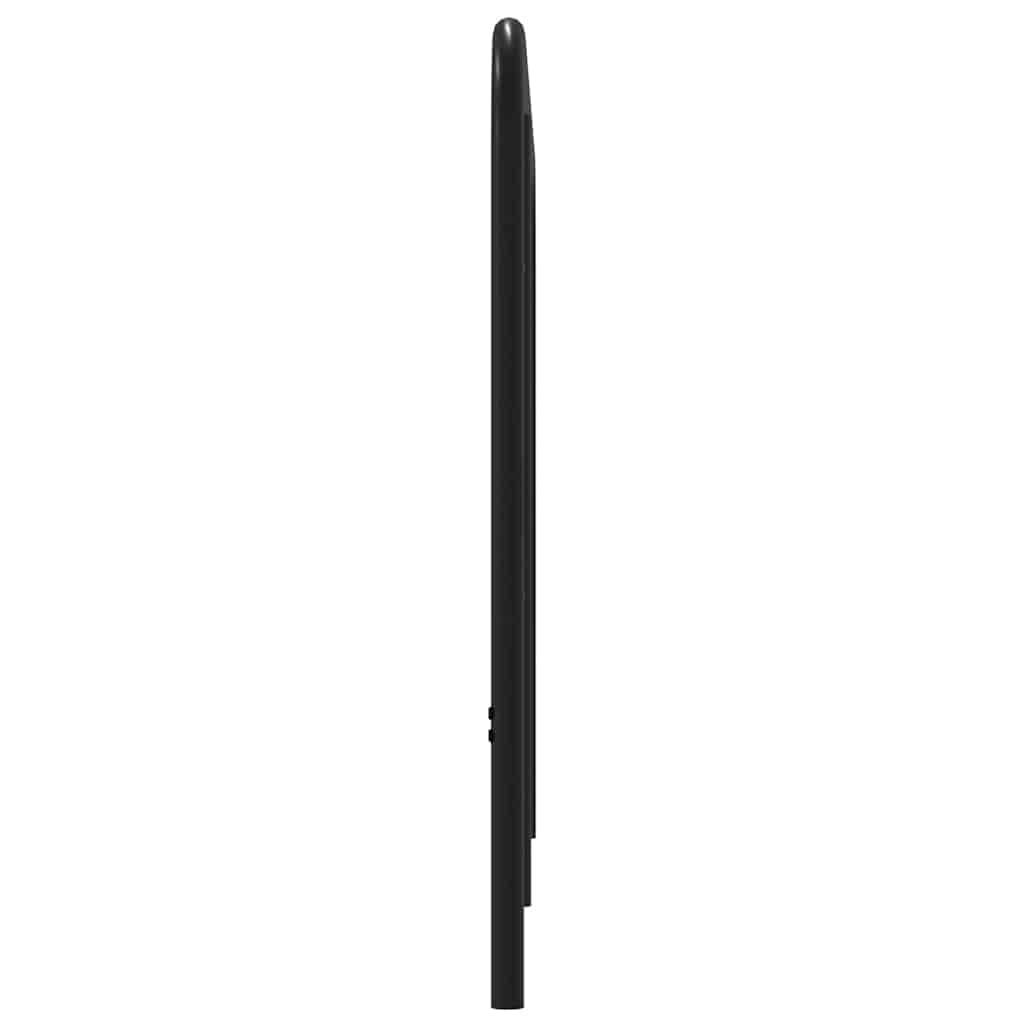vidaXL Tăblie de pat, stejar maro, 200 cm, lemn prelucrat și oțel