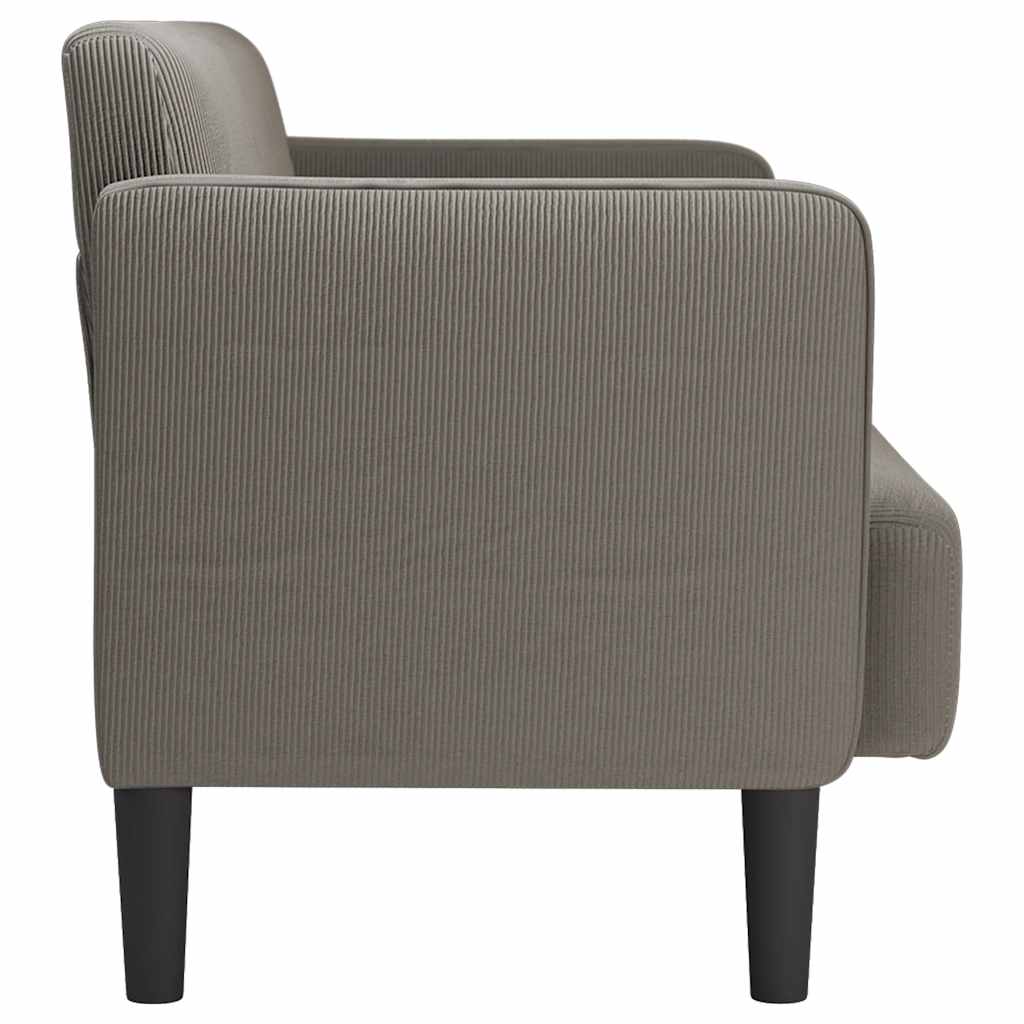vidaXL Canapea lovesea gri deschis 109 cm țesătură din velur vidaXL Canapea lovesea gri deschis 109 cm țesătură din velur