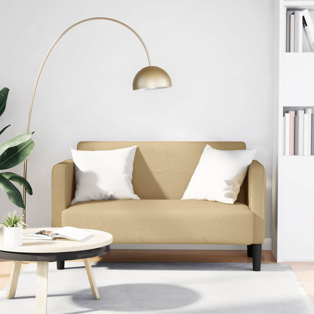 vidaXL Canapea lovesea gri-verzui 109 cm țesătură velur vidaXL Canapea lovesea gri-verzui 109 cm țesătură velur