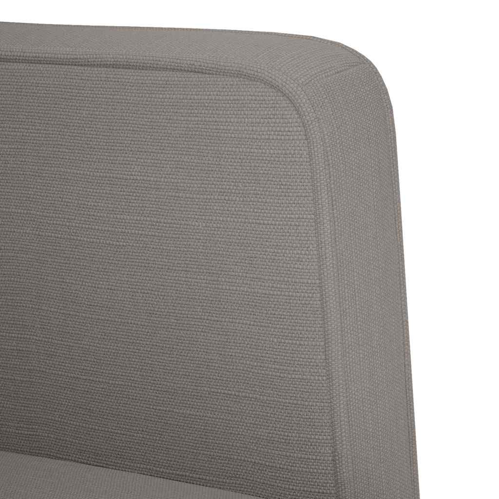 vidaXL Canapea Scaun cu cotiere, gri taupe, 53 cm, textil vidaXL Canapea Scaun cu cotiere, gri taupe, 53 cm, textil