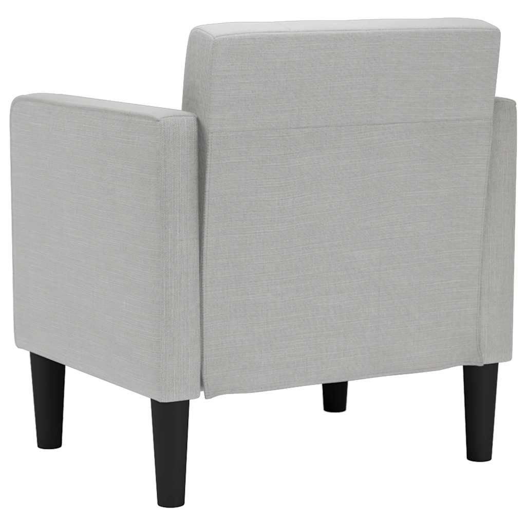 vidaXL Canapea scaun cu cotiere, gri nor, 53 cm, textil vidaXL Canapea scaun cu cotiere, gri nor, 53 cm, textil