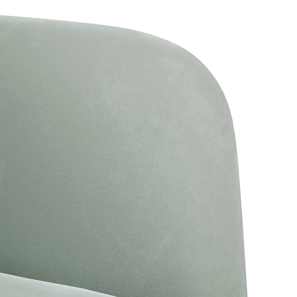 vidaXL Canapea scaun cu cotiere Gri deschis 54 cm catifea