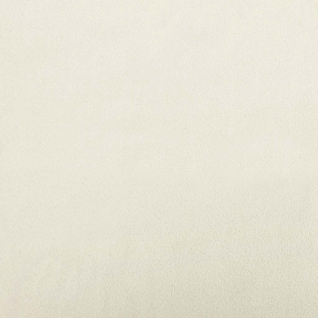 vidaXL Canapea Scaun cu Cotiere Crem 54 cm Catifea