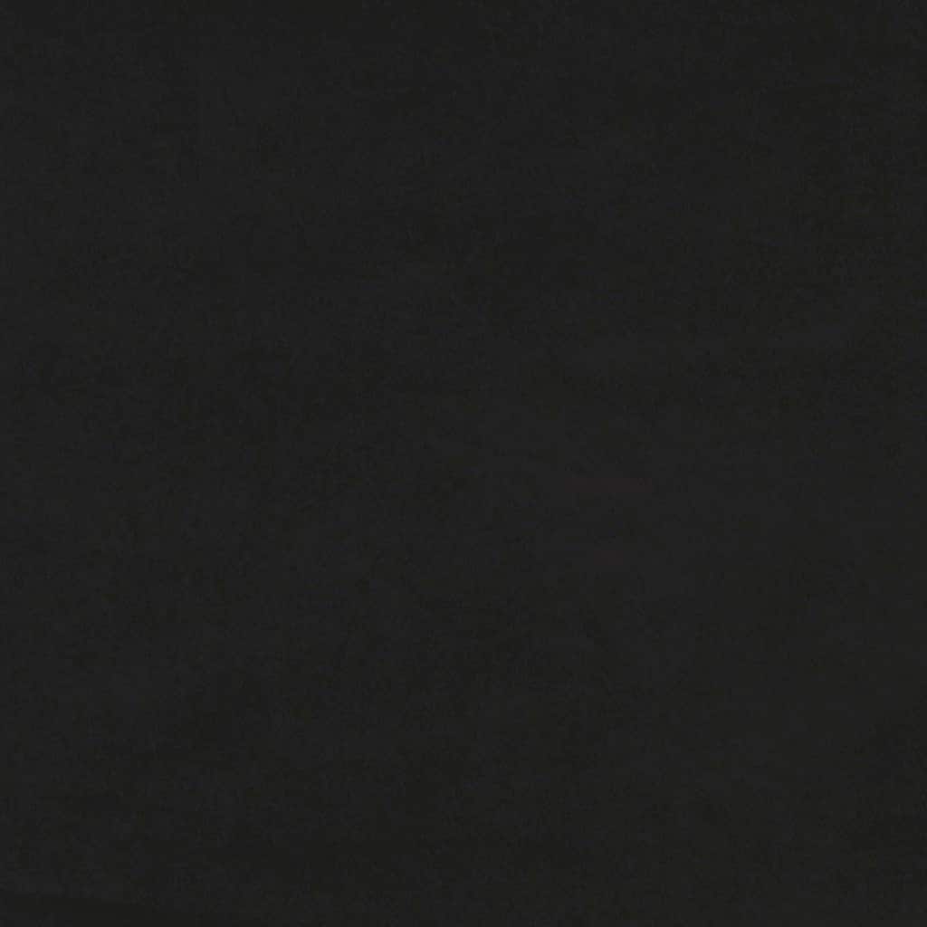 vidaXL Canapea loveseat neagră 109 cm catifea