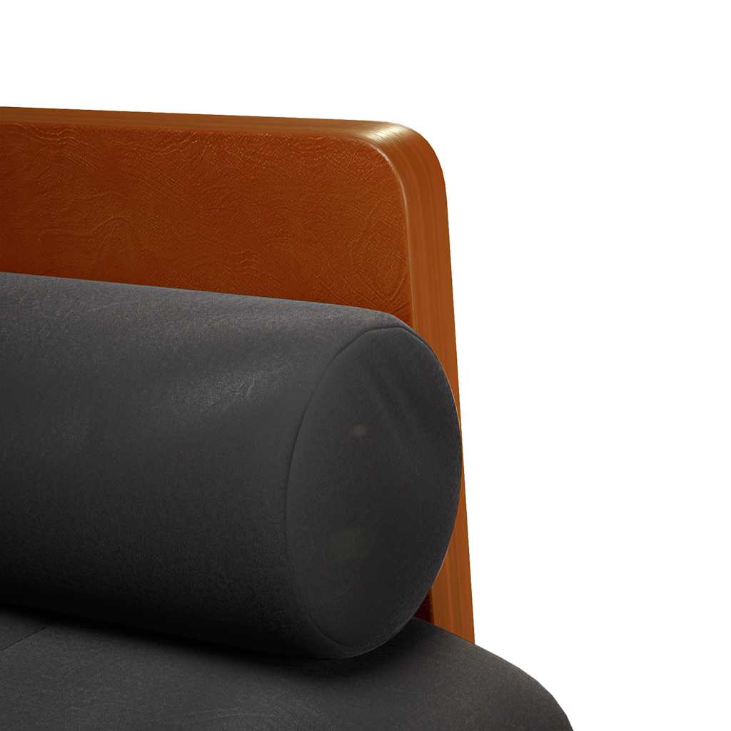 vidaXL Canapea loveseat cu perne de suport negru 110 cm catifea vidaXL Canapea loveseat cu perne de suport negru 110 cm catifea
