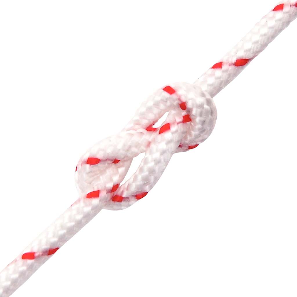 vidaXL Cablu de pornire cu tragere, alb și roșu Ø4 mm 10 m nailon vidaXL Cablu de pornire cu tragere, alb și roșu Ø4 mm 10 m nailon