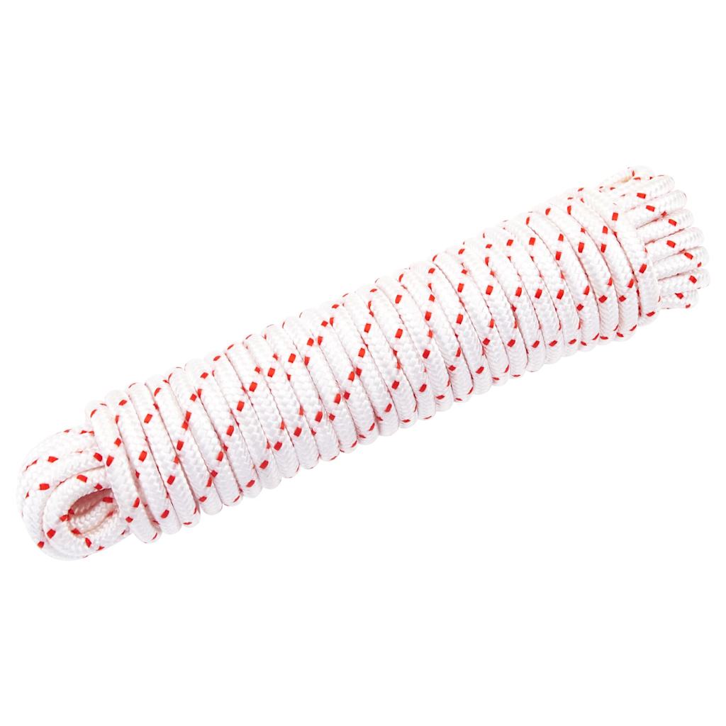 vidaXL Cablu de pornire cu tragere, alb și roșu Ø6 mm 10 m nailon vidaXL Cablu de pornire cu tragere, alb și roșu Ø6 mm 10 m nailon