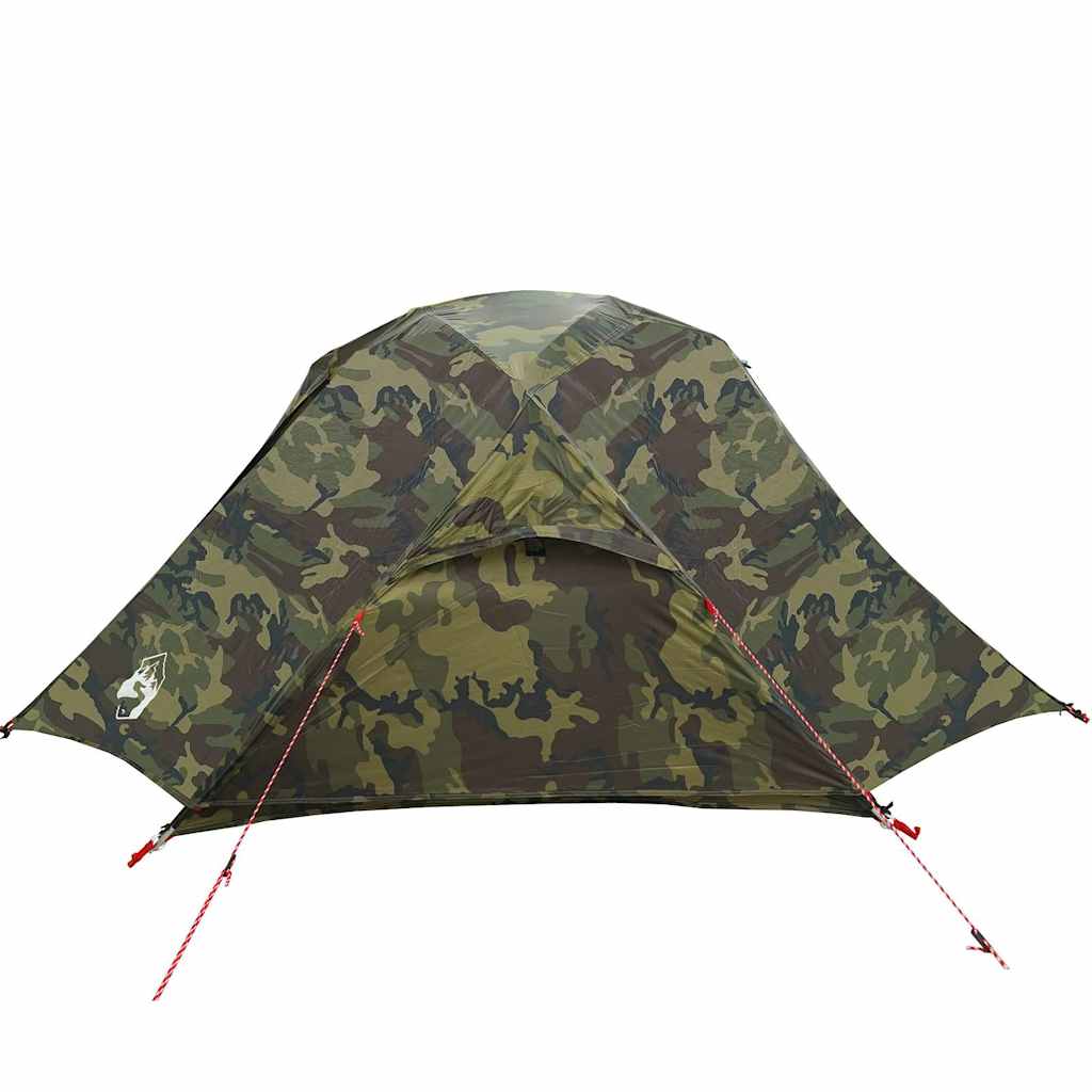 vidaXL Cort de pescuit pentru 3 persoane, camuflaj, rezistent la apă