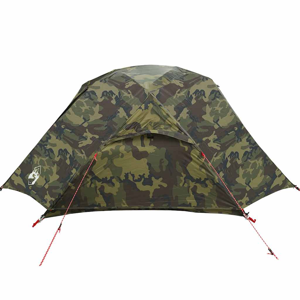 vidaXL Cort de pescuit pentru 5 persoane, camuflaj, impermeabil