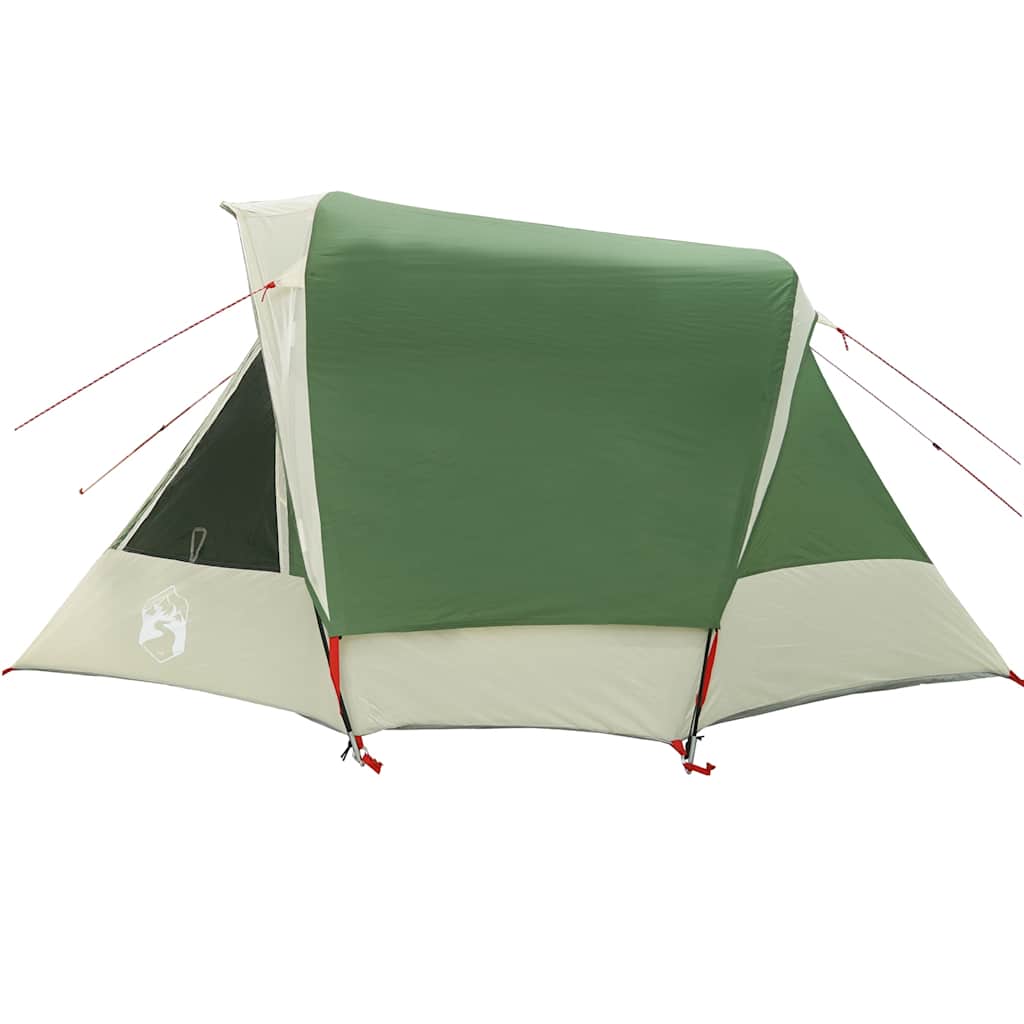 vidaXL Cort de familie pentru 6 persoane, verde, impermeabil vidaXL Cort de familie pentru 6 persoane, verde, impermeabil