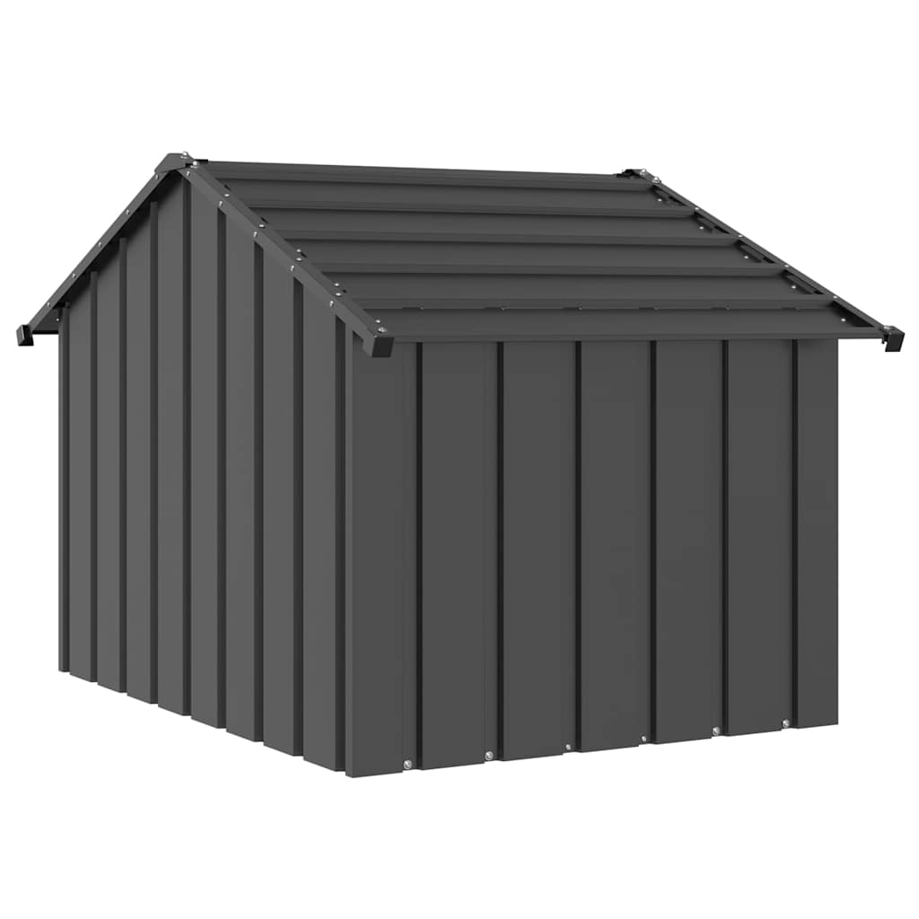 vidaXL Casă pentru câini cu acoperiș 83x130x85 cm oțel galvanizat vidaXL Casă pentru câini cu acoperiș 83x130x85 cm oțel galvanizat