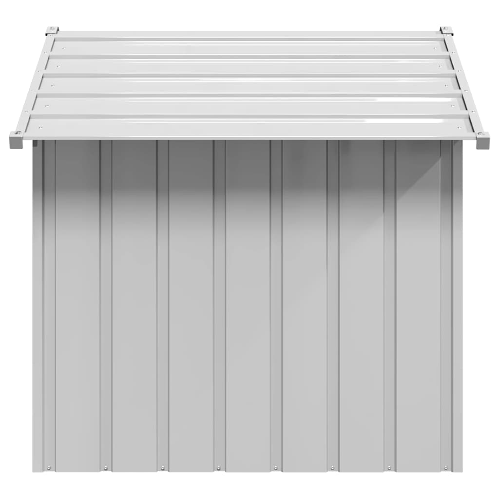 vidaXL Casă pentru câini cu acoperiș 131x101x102 cm oțel galvanizat vidaXL Casă pentru câini cu acoperiș 131x101x102 cm oțel galvanizat