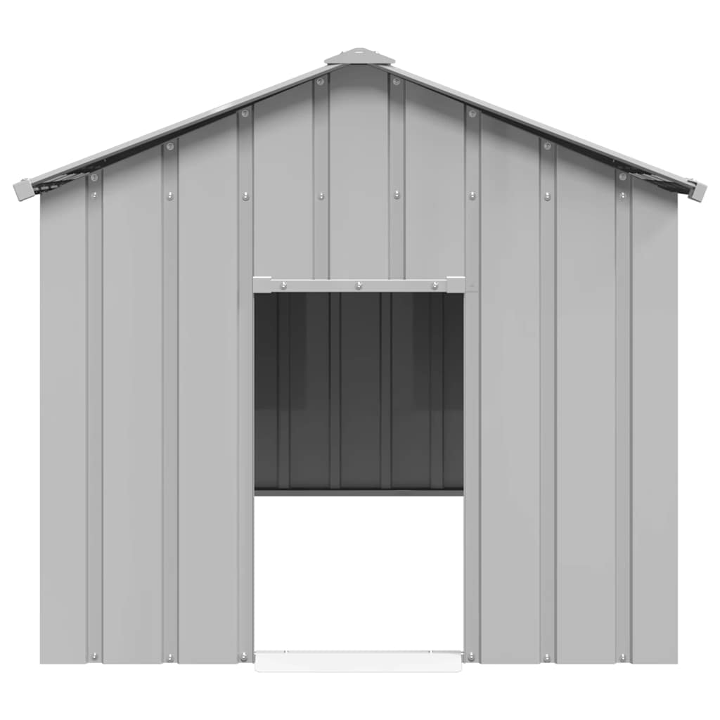 vidaXL Casă pentru câini cu acoperiș 113x153x101 cm oțel galvanizat vidaXL Casă pentru câini cu acoperiș 113x153x101 cm oțel galvanizat