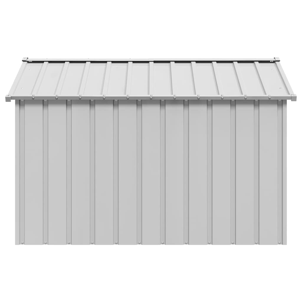 vidaXL Casă pentru câini cu acoperiș 113x153x101 cm oțel galvanizat vidaXL Casă pentru câini cu acoperiș 113x153x101 cm oțel galvanizat