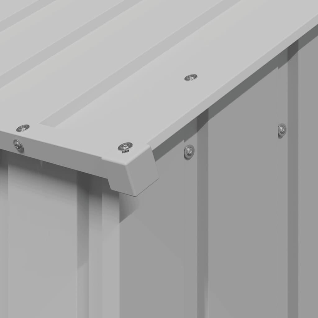 vidaXL Casă pentru câini cu acoperiș 113x153x101 cm oțel galvanizat vidaXL Casă pentru câini cu acoperiș 113x153x101 cm oțel galvanizat