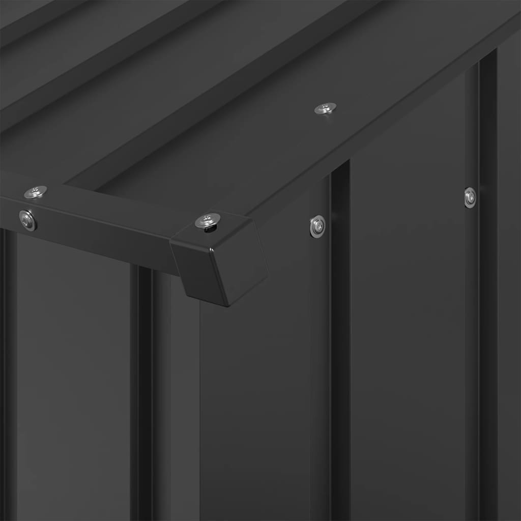 vidaXL Casă pentru câini cu acoperiș 114x202x101 cm oțel galvanizat vidaXL Casă pentru câini cu acoperiș 114x202x101 cm oțel galvanizat