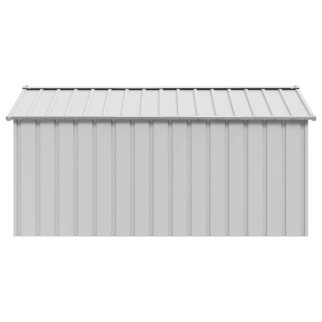 vidaXL Casă pentru câini cu acoperiș 114x202x101 cm oțel galvanizat vidaXL Casă pentru câini cu acoperiș 114x202x101 cm oțel galvanizat