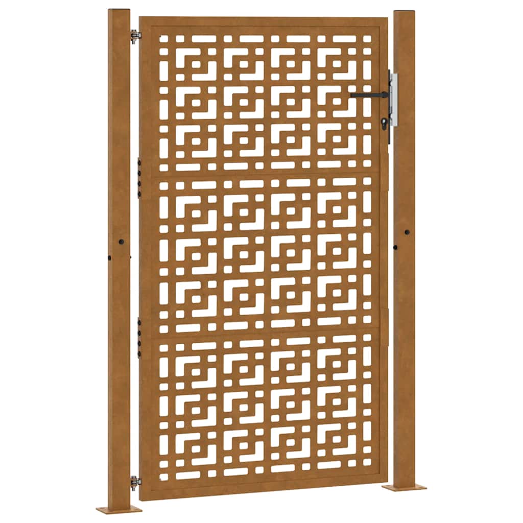 vidaXL Poartă de grădină Design cruce din oțel rezistent la intemperii vidaXL Poartă de grădină Design cruce din oțel rezistent la intemperii