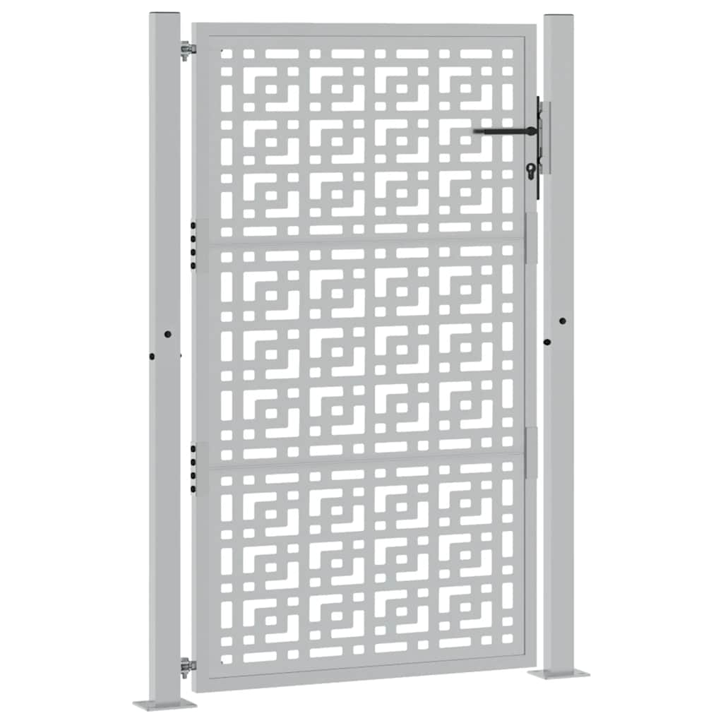 vidaXL Poartă de grădină Design cruce din oțel rezistent la intemperii vidaXL Poartă de grădină Design cruce din oțel rezistent la intemperii