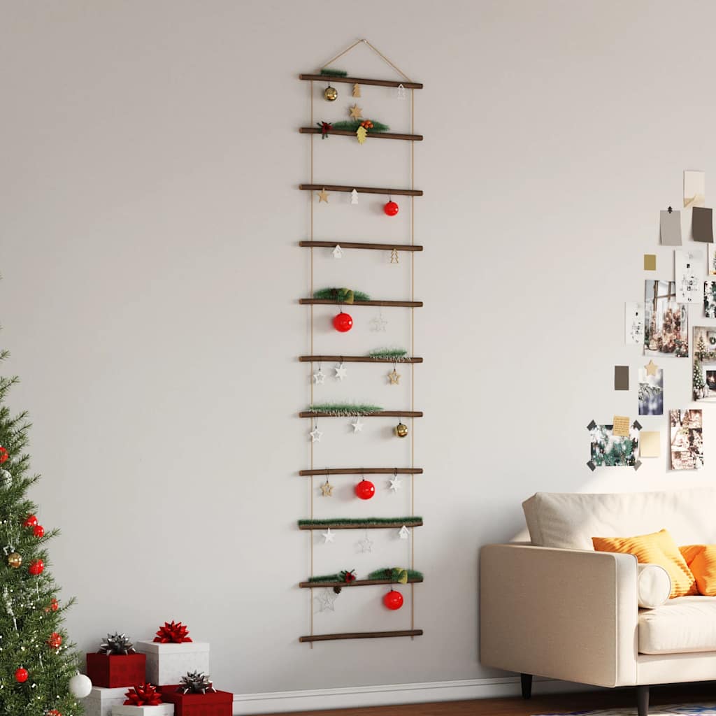 vidaXL Decorare de perete în formă de scară 50x200 cm ramură naturală vidaXL Decorare de perete în formă de scară 50x200 cm ramură naturală