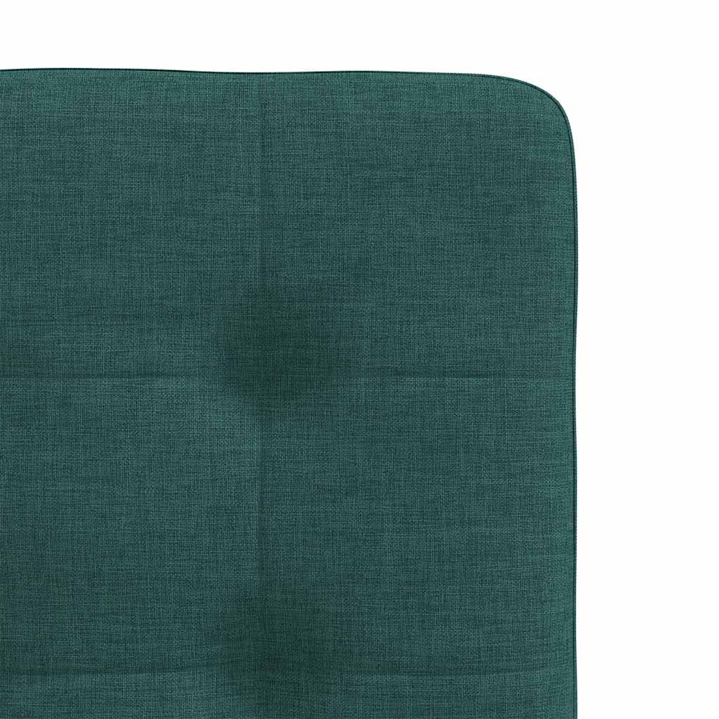vidaXL Scaune de bucătărie, 2 buc., verde închis, material textil vidaXL Scaune de bucătărie, 2 buc., verde închis, material textil