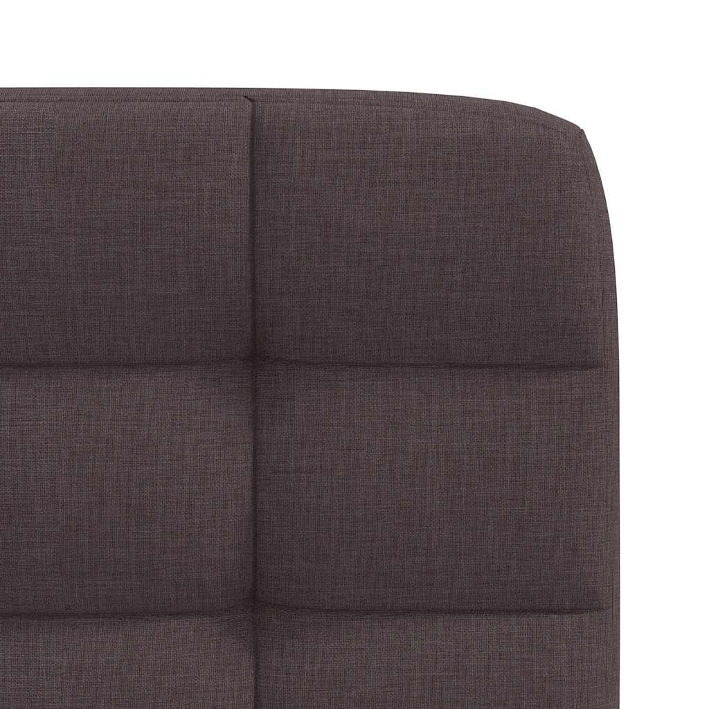 vidaXL Scaune de masă, 2 buc., maro închis, material textil vidaXL Scaune de masă, 2 buc., maro închis, material textil