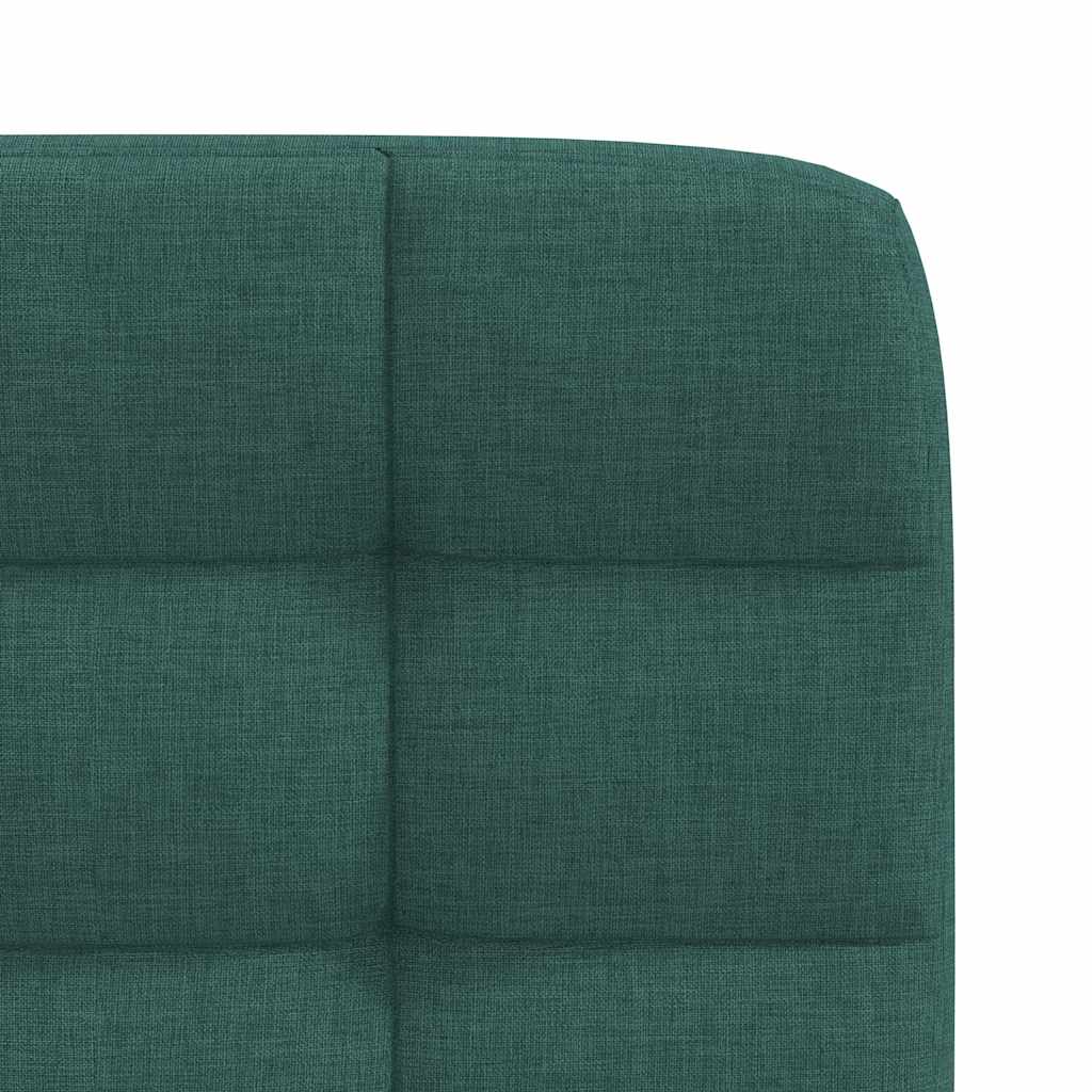 vidaXL Scaune de bucătărie, 2 buc., verde închis, material textil vidaXL Scaune de bucătărie, 2 buc., verde închis, material textil