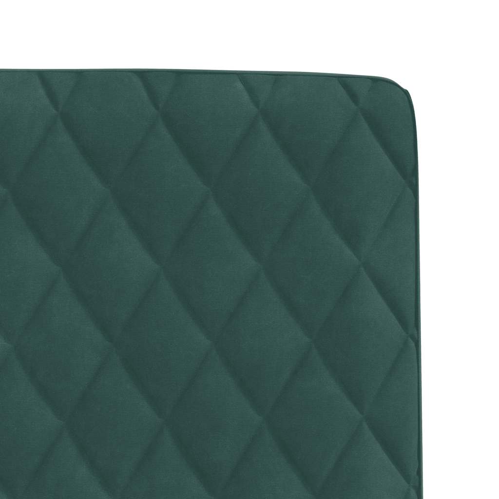 vidaXL Scaune de sufragerie, 2 buc., verde închis, catifea vidaXL Scaune de sufragerie, 2 buc., verde închis, catifea