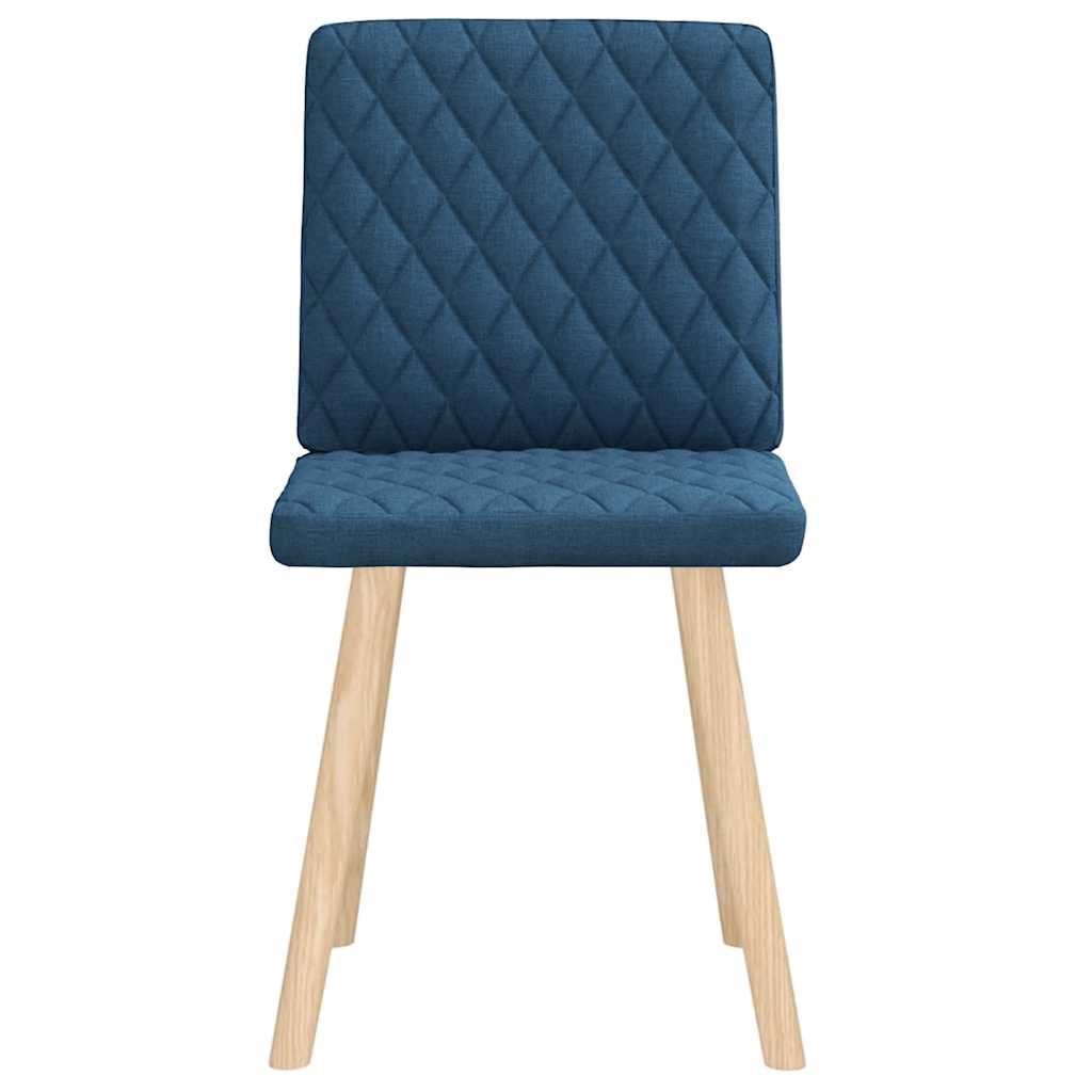 vidaXL Scaune de bucătărie, 2 buc., albastru, textil vidaXL Scaune de bucătărie, 2 buc., albastru, textil