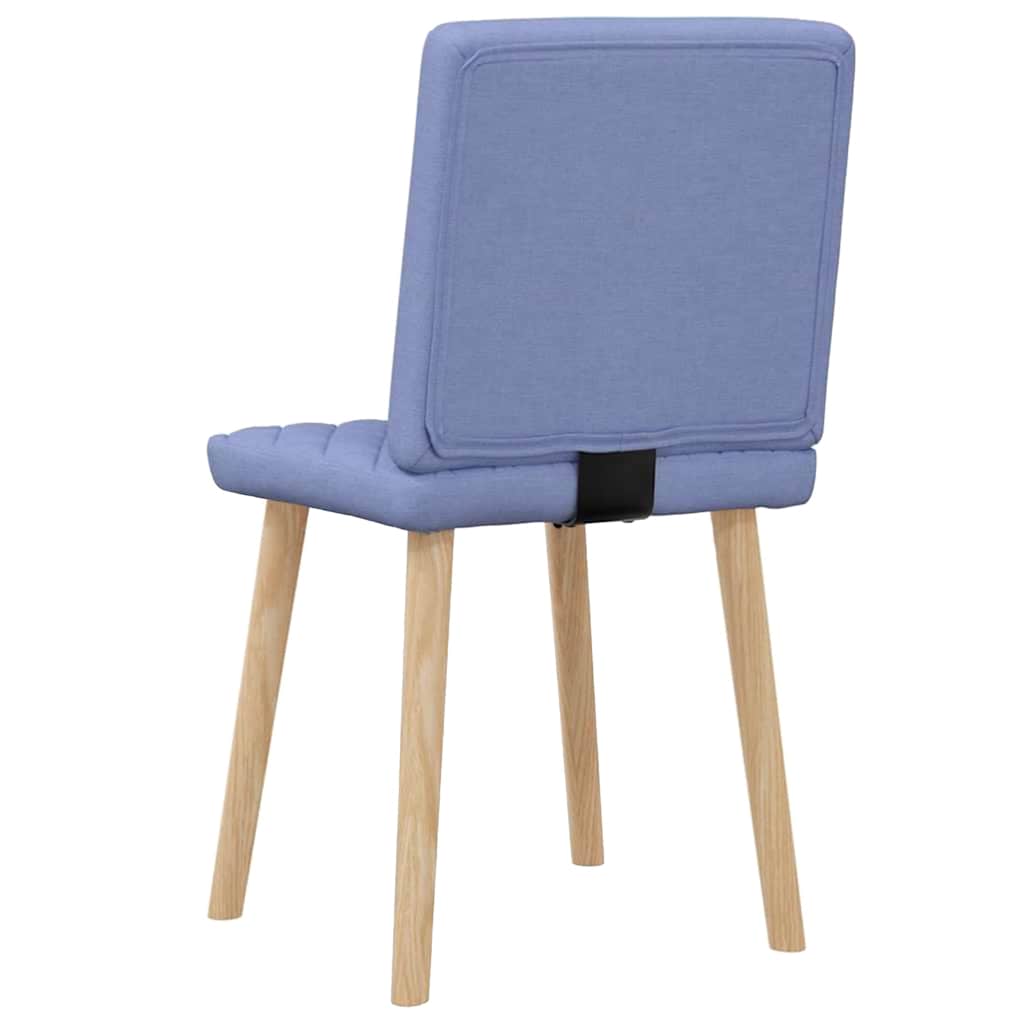 vidaXL Scaune de sufragerie 2 buc țesătură Jeans Blue vidaXL Scaune de sufragerie 2 buc țesătură Jeans Blue