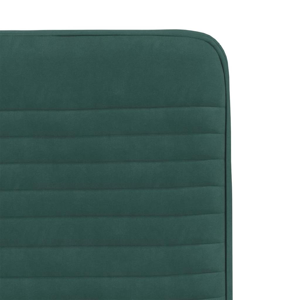 vidaXL Scaune de sufragerie, 2 buc., verde închis, catifea vidaXL Scaune de sufragerie, 2 buc., verde închis, catifea