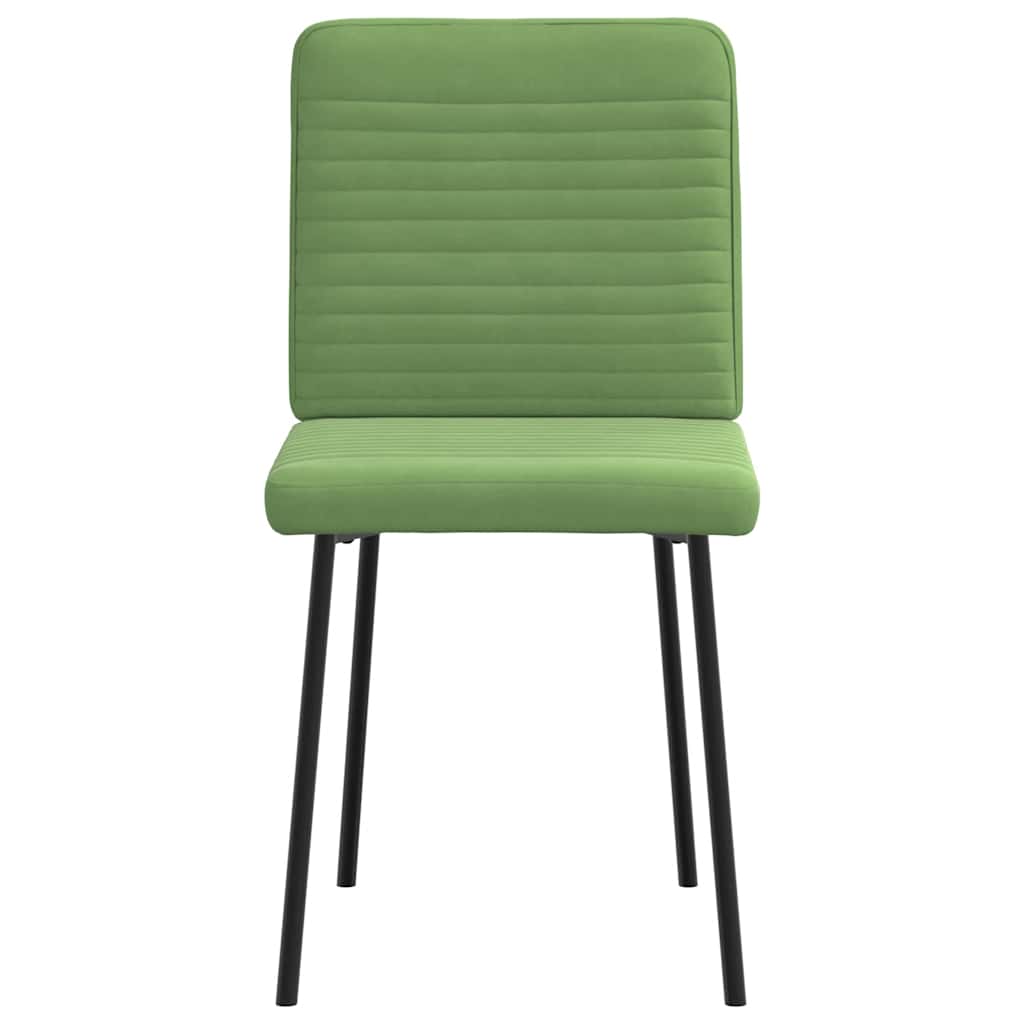 vidaXL Scaune de bucătărie, 2 buc., verde deschis, catifea vidaXL Scaune de bucătărie, 2 buc., verde deschis, catifea