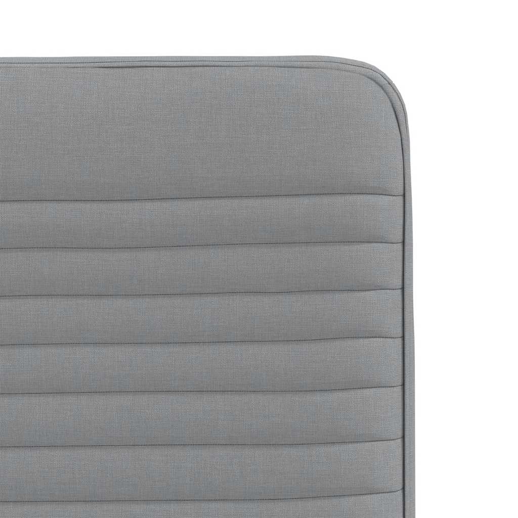 vidaXL Scaune de bucătărie, 2 buc., gri deschis, material textil vidaXL Scaune de bucătărie, 2 buc., gri deschis, material textil
