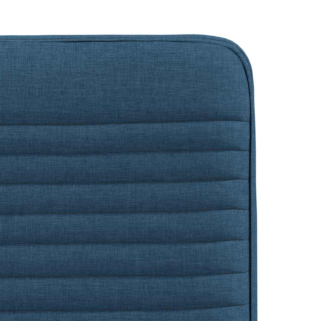 vidaXL Scaune de bucătărie, 2 buc., albastru, textil vidaXL Scaune de bucătărie, 2 buc., albastru, textil