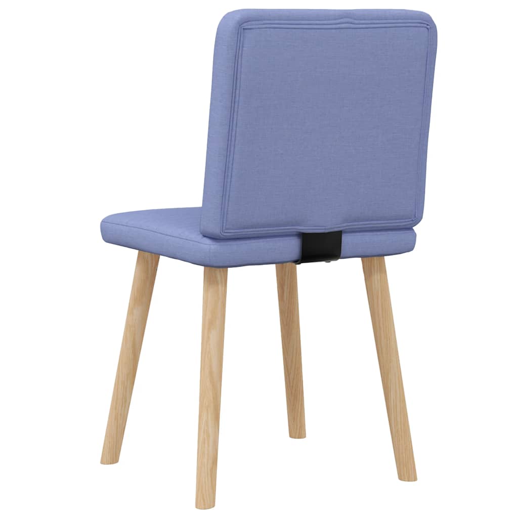 vidaXL Scaune de sufragerie 2 buc țesătură Jeans Blue vidaXL Scaune de sufragerie 2 buc țesătură Jeans Blue