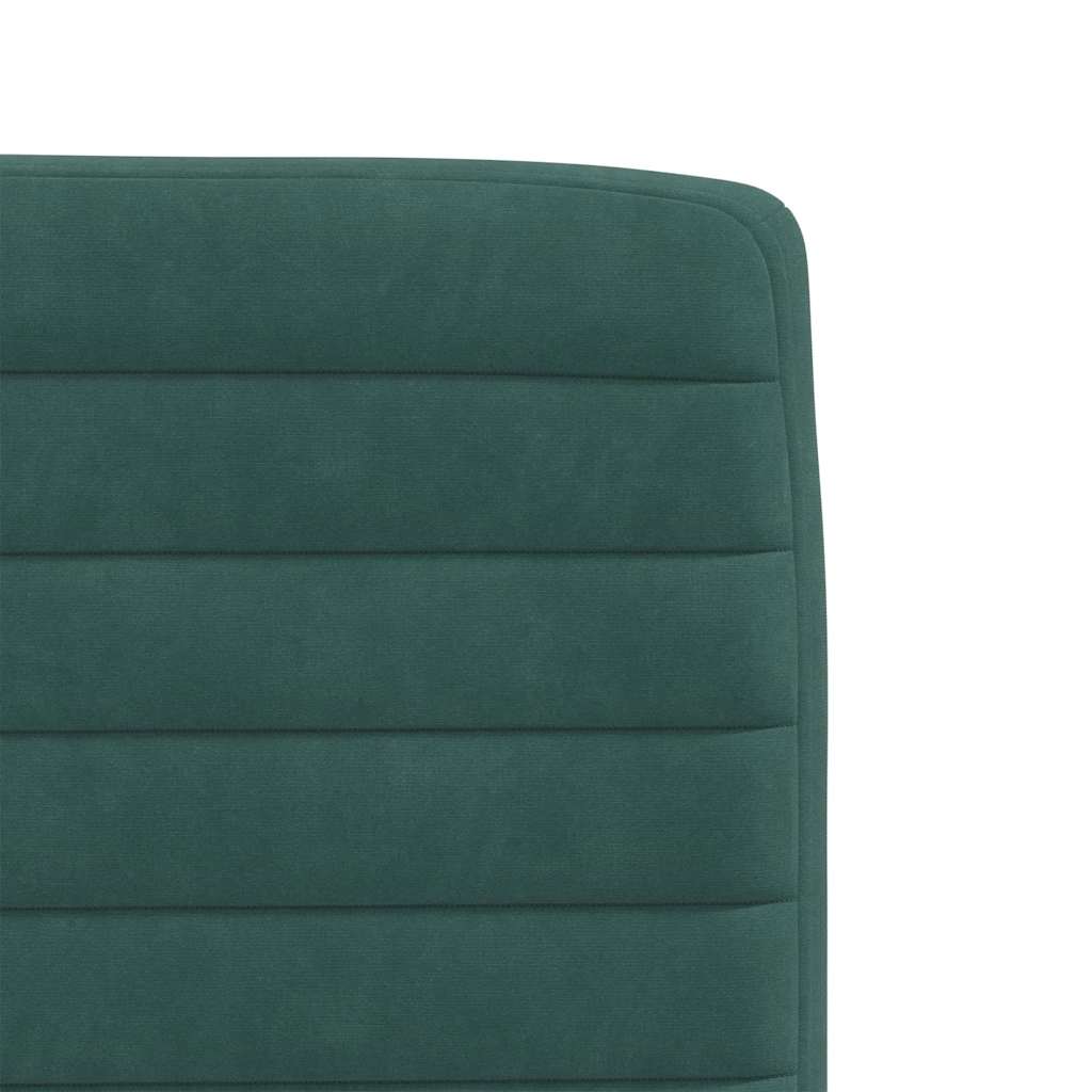 vidaXL Scaune de sufragerie, 2 buc., verde închis, catifea vidaXL Scaune de sufragerie, 2 buc., verde închis, catifea