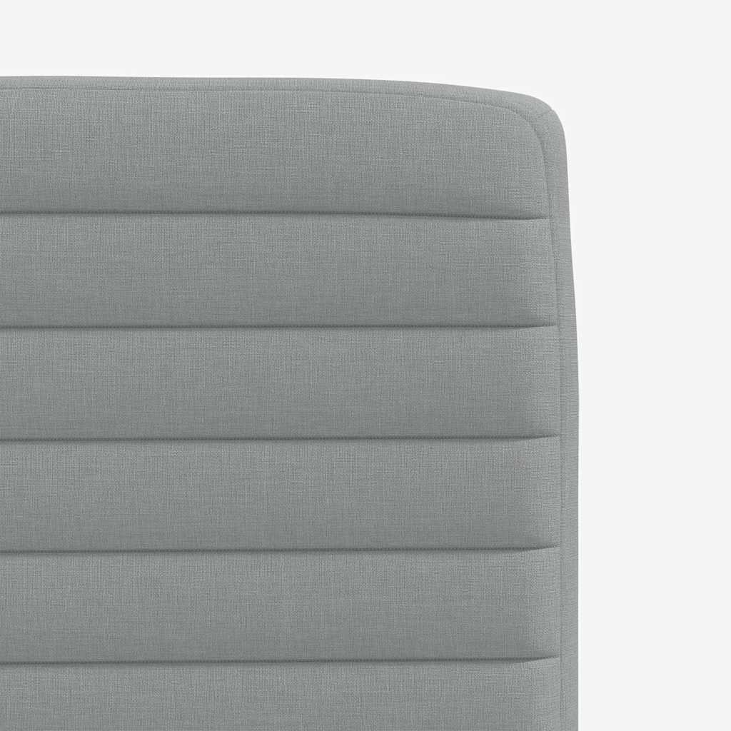 vidaXL Scaune de bucătărie, 2 buc., gri deschis, material textil vidaXL Scaune de bucătărie, 2 buc., gri deschis, material textil