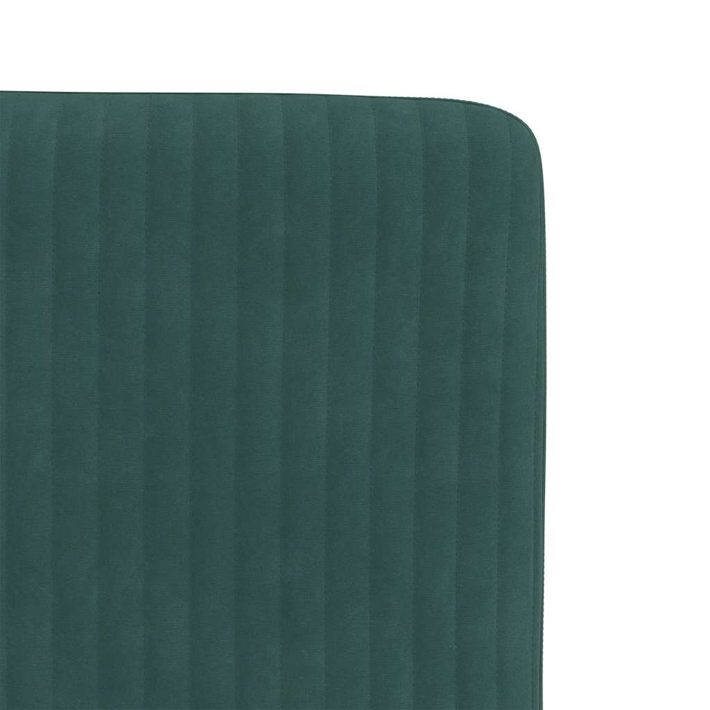 vidaXL Scaune de sufragerie, 2 buc., verde închis, catifea vidaXL Scaune de sufragerie, 2 buc., verde închis, catifea