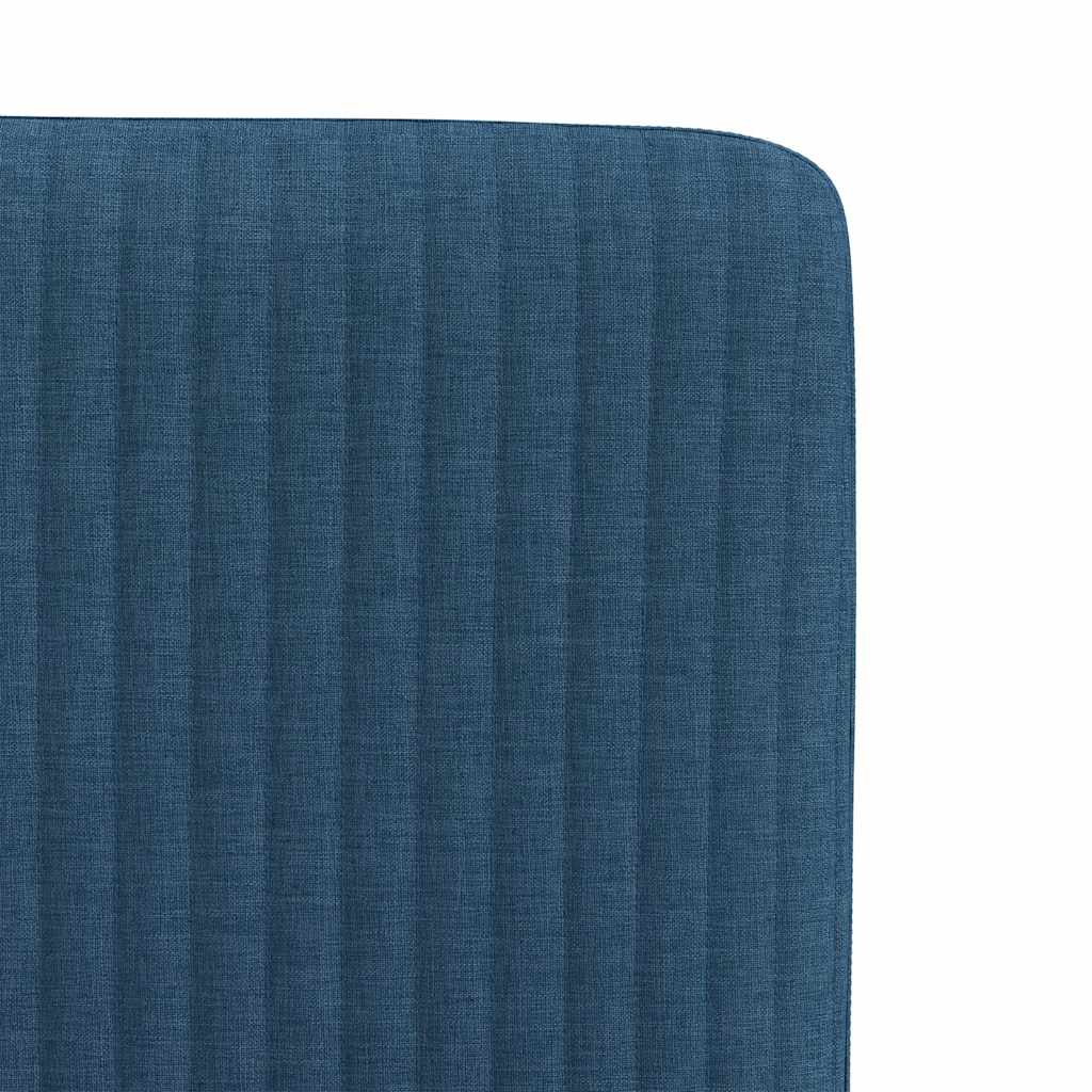 vidaXL Scaune de bucătărie, 2 buc., albastru, textil vidaXL Scaune de bucătărie, 2 buc., albastru, textil