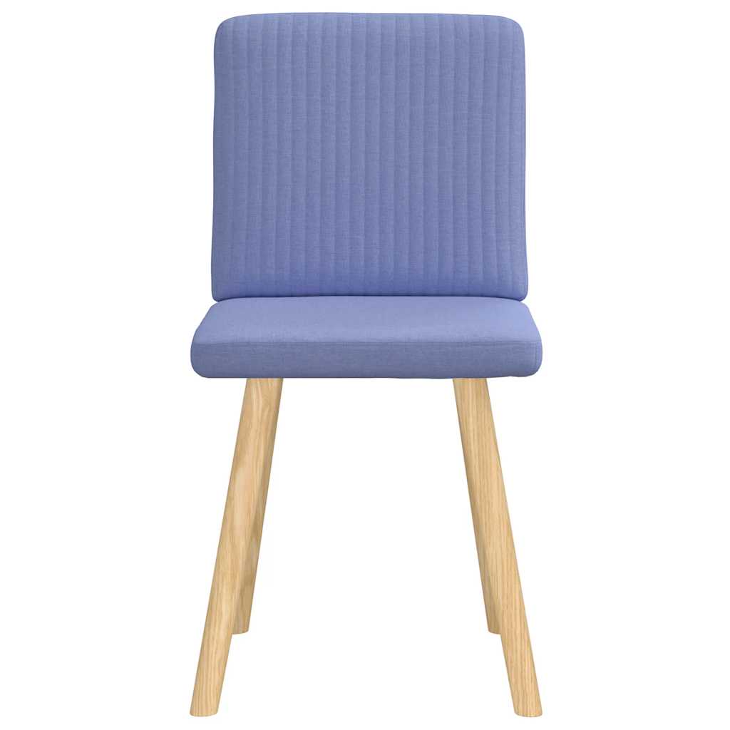 vidaXL Scaune de sufragerie 2 buc țesătură Jeans Blue vidaXL Scaune de sufragerie 2 buc țesătură Jeans Blue