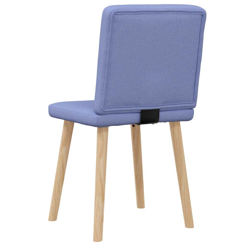 vidaXL Scaune de sufragerie 2 buc țesătură Jeans Blue vidaXL Scaune de sufragerie 2 buc țesătură Jeans Blue