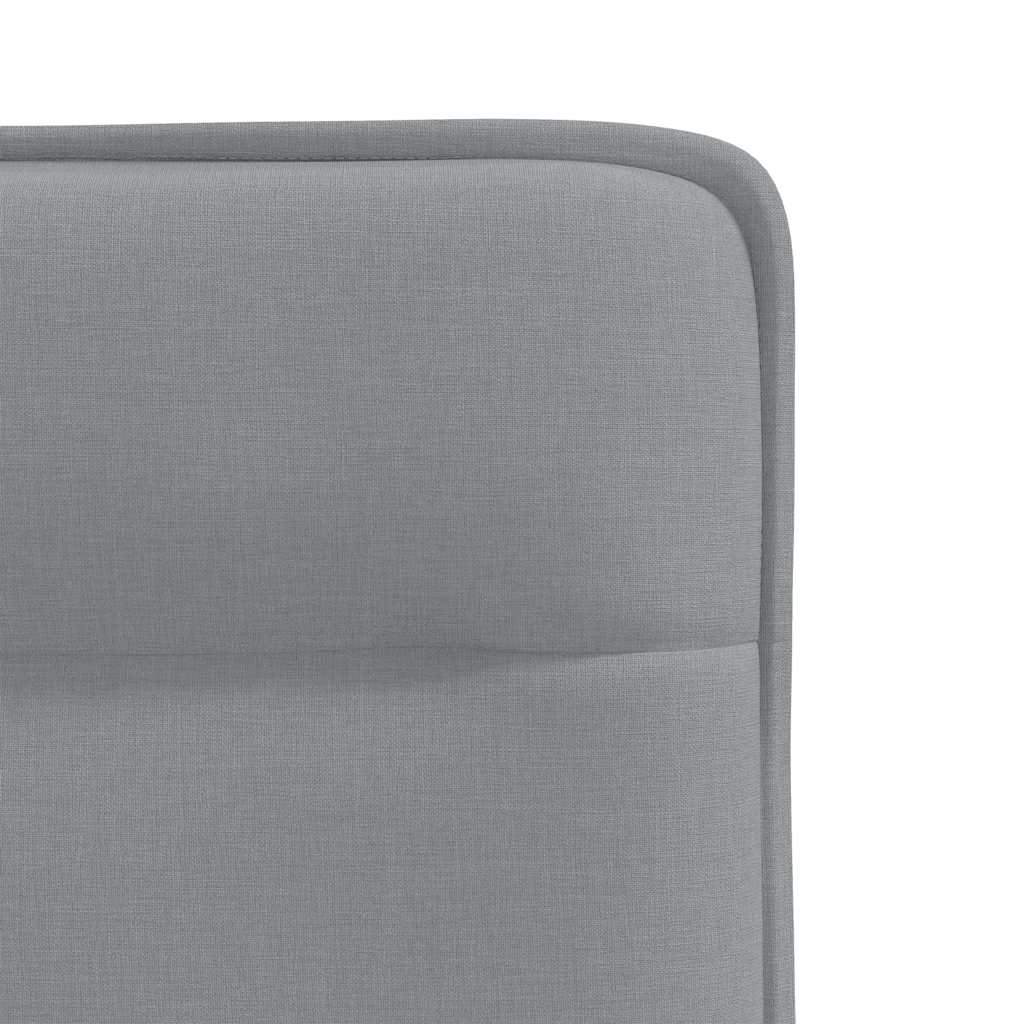 vidaXL Scaune de bucătărie, 2 buc., gri deschis, material textil vidaXL Scaune de bucătărie, 2 buc., gri deschis, material textil