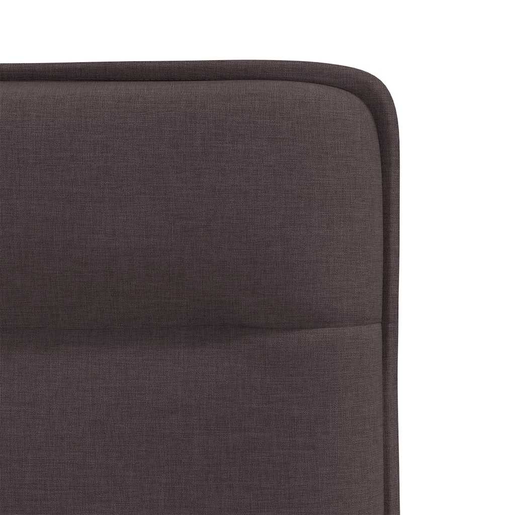 vidaXL Scaune de masă, 2 buc., maro închis, material textil vidaXL Scaune de masă, 2 buc., maro închis, material textil