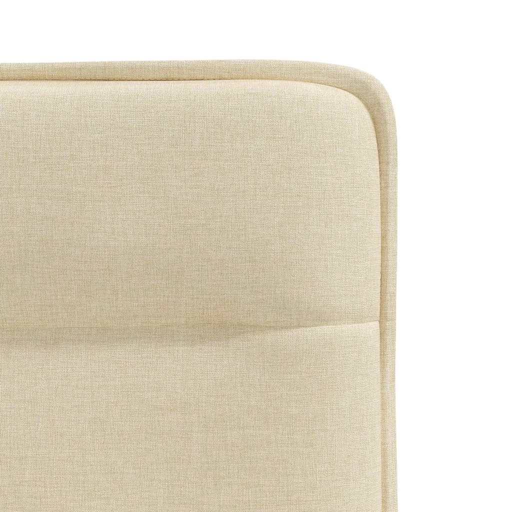 vidaXL Scaune de bucătărie, 2 buc., crem, material textil vidaXL Scaune de bucătărie, 2 buc., crem, material textil