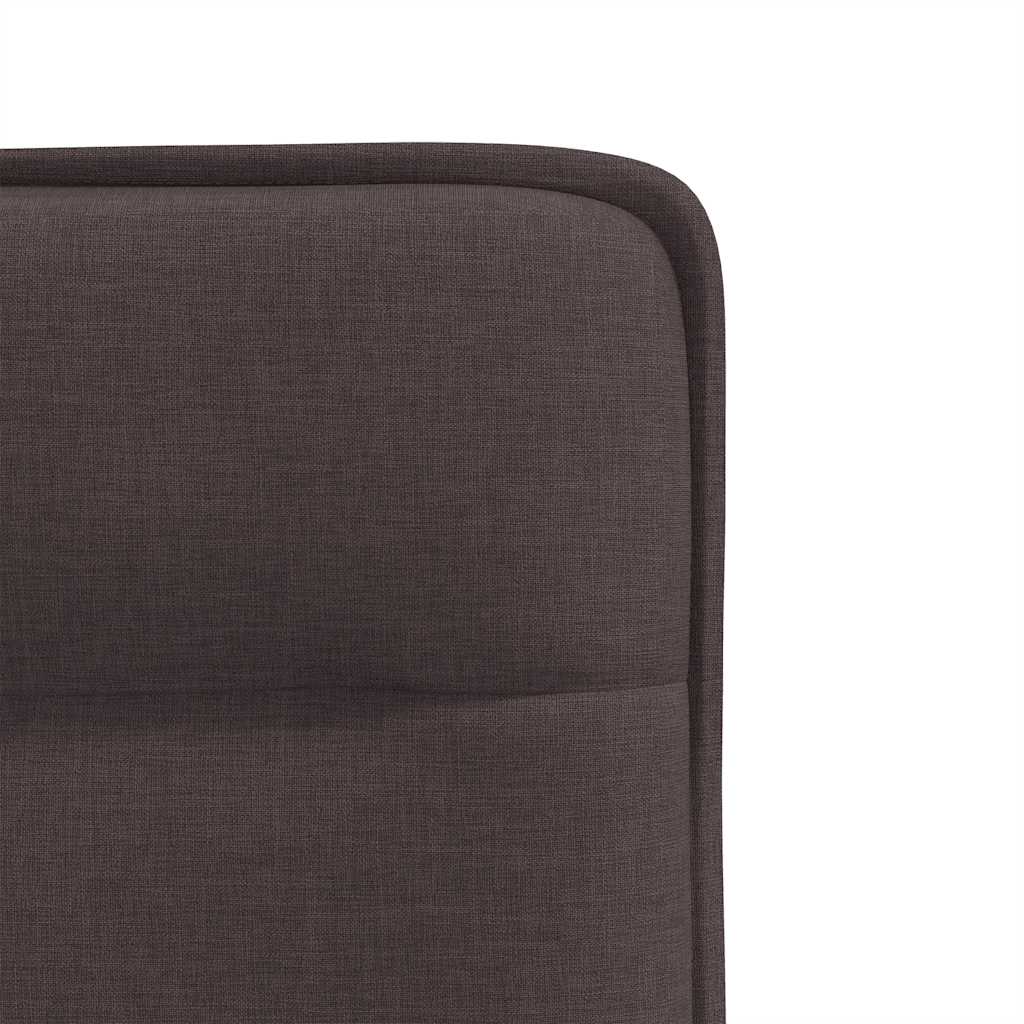 vidaXL Scaune de masă, 2 buc., maro închis, material textil vidaXL Scaune de masă, 2 buc., maro închis, material textil